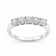 Pre Owned Platinum 5 Stone Diamond Ring ZB840